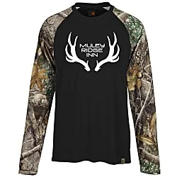 Realtree Colorblock Performance Long Sleeve T-Shirt