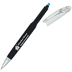 Nora Soft Touch Twist Pen/Highlighter - 24 hr