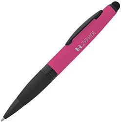 Munro Soft Touch Stylus Twist Metal Pen - 24 hr