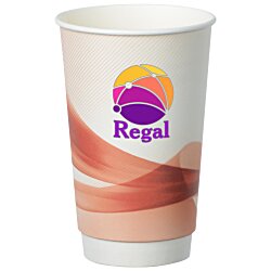 Groovy Full Color Insulated Paper Cup - 16 oz.