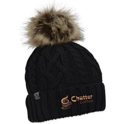 Storm Creek Cable Knit Pom Beanie