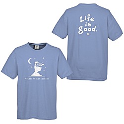 Life is Good Garment-Dyed Tee - Screen - Colors - LIG
