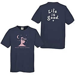 Life is Good Garment-Dyed Tee - Screen - Colors - LIG