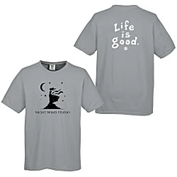 Life is Good Garment-Dyed Tee - Screen - Colors - LIG