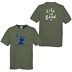 Life is Good Garment-Dyed Tee - Screen - Colors - LIG