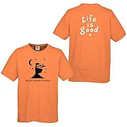 Life is Good Garment-Dyed Tee - Screen - Colors - LIG
