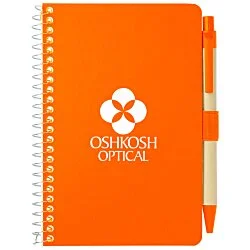 Tacoma Spiral Notebook with Pen - 6" x 4" - 24 hr