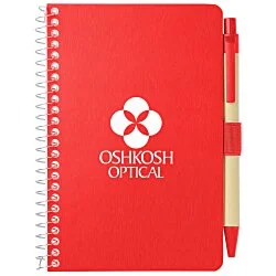 Tacoma Spiral Notebook with Pen - 6" x 4" - 24 hr