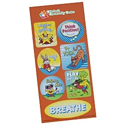 Super Kid Sticker Sheet - Superhero Mindfulness