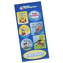 Super Kid Sticker Sheet - Superhero Mindfulness