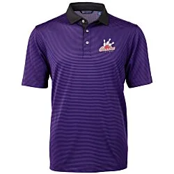 Cutter & Buck Virtue Pique Micro Stripe Polo