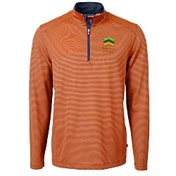 Cutter & Buck Virtue Pique Micro Stripe 1/4-Zip Pullover