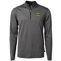 Cutter & Buck Virtue Pique Micro Stripe 1/4-Zip Pullover