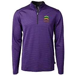 Cutter & Buck Virtue Pique Micro Stripe 1/4-Zip Pullover