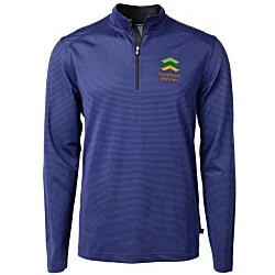 Cutter & Buck Virtue Pique Micro Stripe 1/4-Zip Pullover