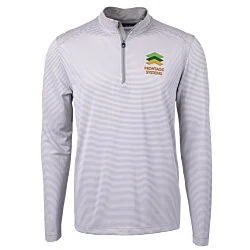 Cutter & Buck Virtue Pique Micro Stripe 1/4-Zip Pullover