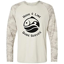 Paragon Cayman Performance Camo Colorblock Long Sleeve T-Shirt