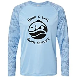 Paragon Cayman Performance Camo Colorblock Long Sleeve T-Shirt