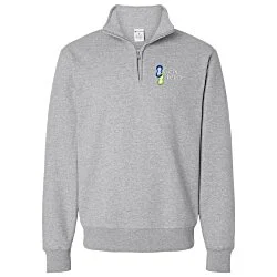 Champion PowerBlend 1/4-Zip Sweatshirt - Embroidered
