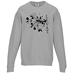 Comfort Colors Garment-Dyed Lightweight Cotton Fleece Crewneck Sweatshirt