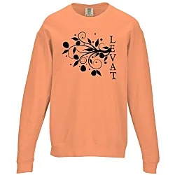 Comfort Colors Garment-Dyed Lightweight Cotton Fleece Crewneck Sweatshirt