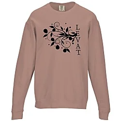 Comfort Colors Garment-Dyed Lightweight Cotton Fleece Crewneck Sweatshirt