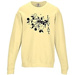 Comfort Colors Garment-Dyed Lightweight Cotton Fleece Crewneck Sweatshirt