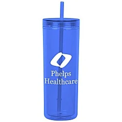 Chroma Acrylic Tumbler with Straw - 16 oz.