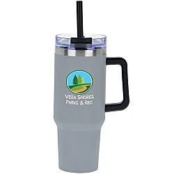 Intrepid Vacuum Mug with Straw - 40 oz. - Full Color