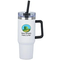 Intrepid Vacuum Mug with Straw - 40 oz. - Full Color