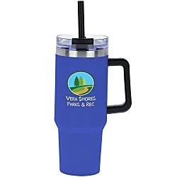 Intrepid Vacuum Mug with Straw - 40 oz. - Full Color