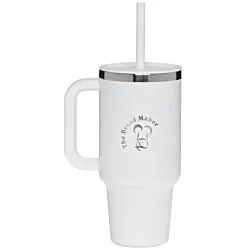 Hydro Flask All Around Travel Tumbler with Straw - 32 oz. - Laser Engraved