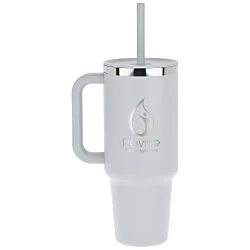 Hydro Flask All Around Travel Tumbler with Straw - 40 oz. - Laser Engraved
