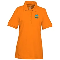 Belmont Combed Cotton Pique Polo - Ladies' - TE Transfer