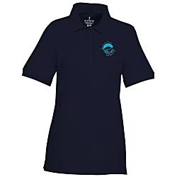 Belmont Combed Cotton Pique Polo - Ladies' - TE Transfer