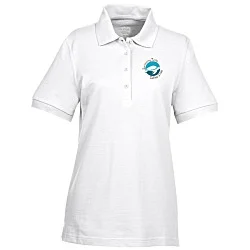 Belmont Combed Cotton Pique Polo - Ladies' - TE Transfer