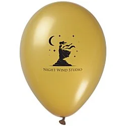 Balloon - 11" Metallic Colors - 24 hr