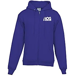 Fashion Full-Zip Hooded Sweatshirt - Men's - Screen