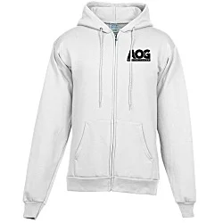 Fashion Full-Zip Hooded Sweatshirt - Men's - Screen