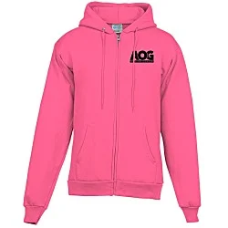 Fashion Full-Zip Hooded Sweatshirt - Men's - Screen