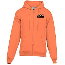Fashion Full-Zip Hooded Sweatshirt - Men's - Screen