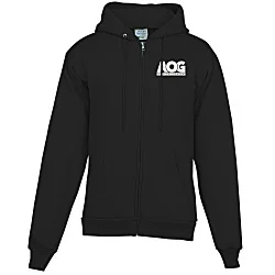 Fashion Full-Zip Hooded Sweatshirt - Men's - Screen