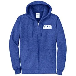Fashion Full-Zip Hooded Sweatshirt - Men's - Screen