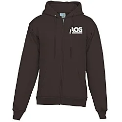 Fashion Full-Zip Hooded Sweatshirt - Men's - Screen