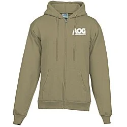 Fashion Full-Zip Hooded Sweatshirt - Men's - Screen