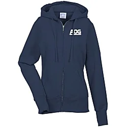 Fashion Full-Zip Hooded Sweatshirt - Ladies' - Screen