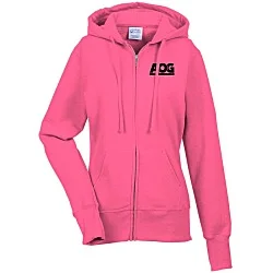 Fashion Full-Zip Hooded Sweatshirt - Ladies' - Screen