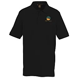 Harriton Valiant Cotton Snag Protect Polo - Men's