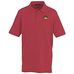 Harriton Valiant Cotton Snag Protect Polo - Men's