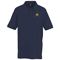 Harriton Valiant Cotton Snag Protect Polo - Men's
